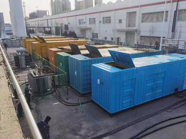 甘肃柴油发电机出租案例展示